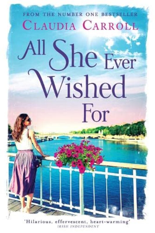 Book cover for "All She Ever Wished For" by Claudia Carroll