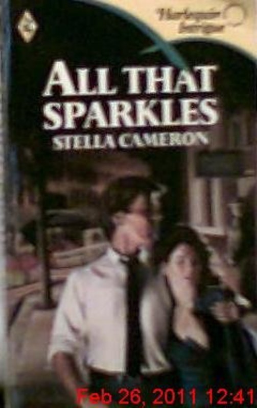 Book cover for "All That Sparkles" by Stella Cameron