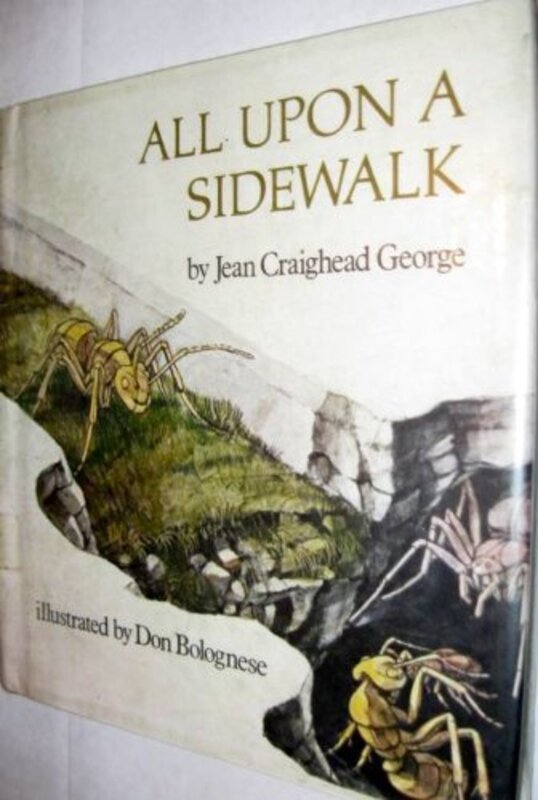 Book cover for "All Upon a Sidewalk" by Jean Craighead George