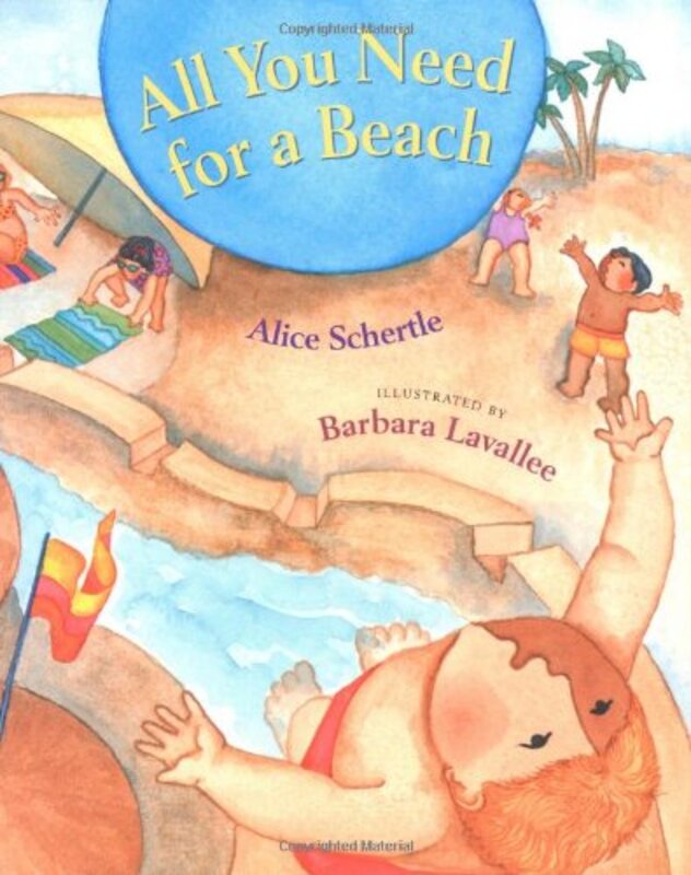 Book cover for "All You Need for a Beach" by Alice Schertle