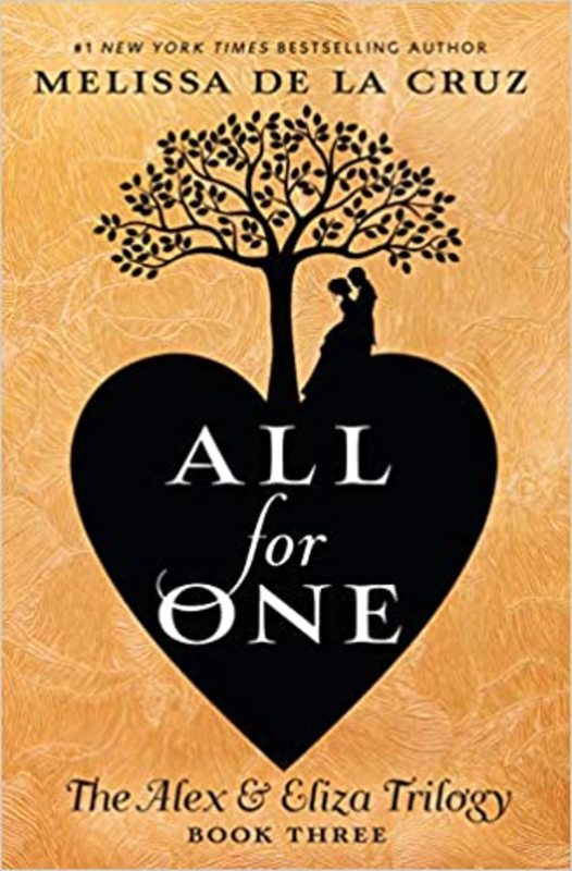 Book cover for "All for One" by Melissa de la Cruz