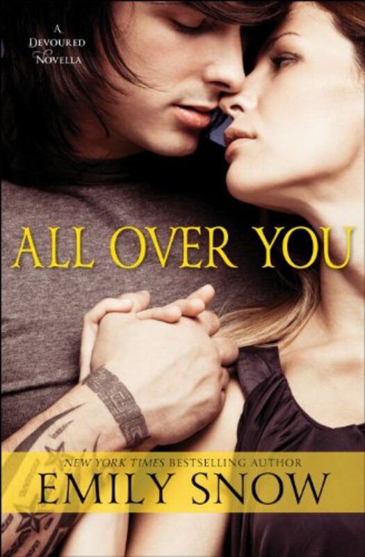 Book cover for "All over You" by Emily Snow
