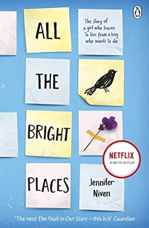 Book cover for "All the Bright Places" by Jennifer Niven