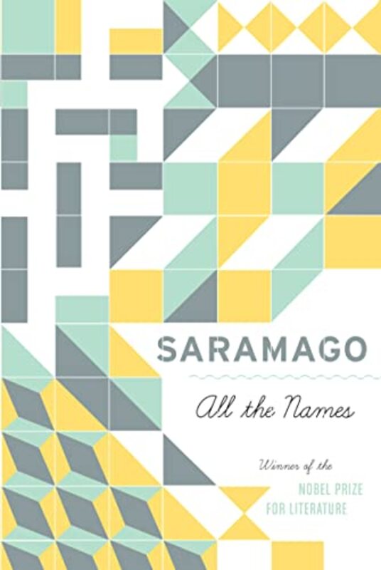 Book cover for "All the Names" by Jose Saramago