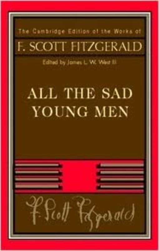Book cover for "All the Sad Young Men" by F. Scott Fitzgerald