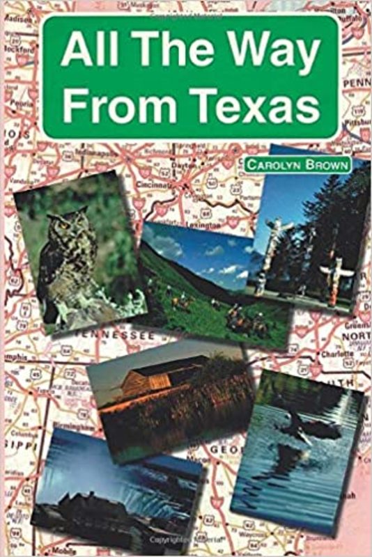 Book cover for "All the Way from Texas" by Carolyn Brown