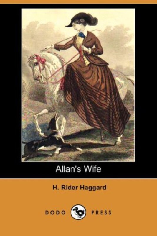 Book cover for "Allan's Wife" by H Rider Haggard