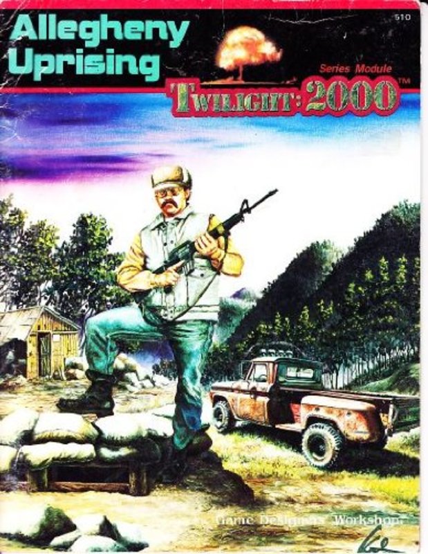 Book cover for "Allegheny Uprising" by William H Keith