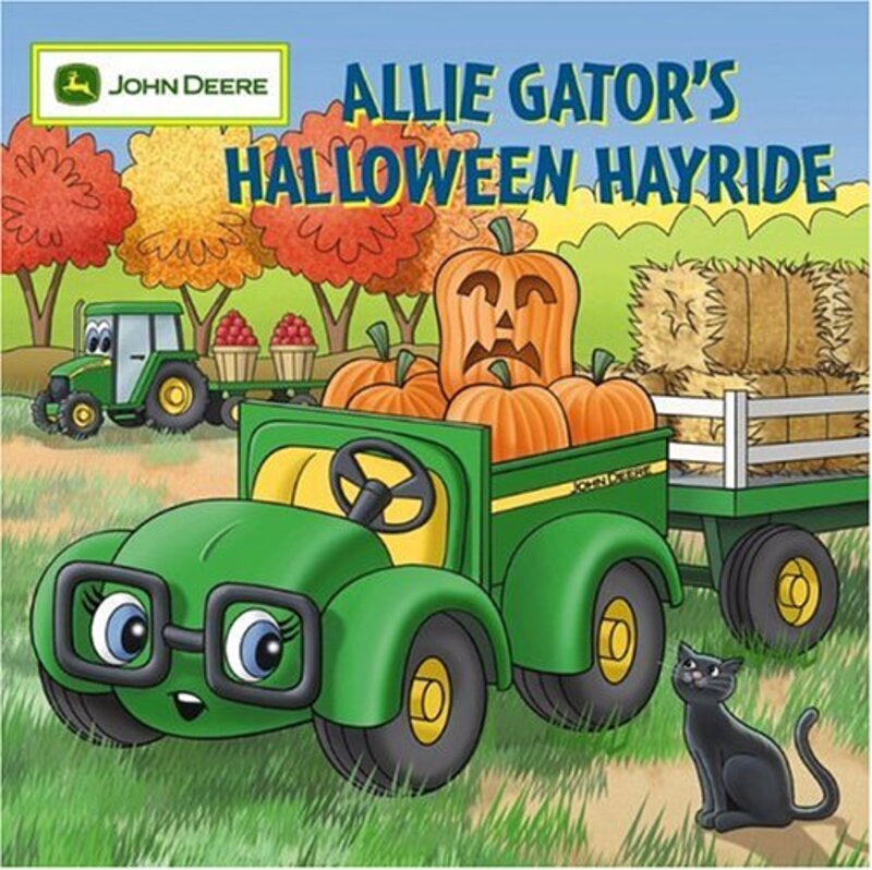 Book cover for "Allie Gator's Halloween Hayride" by Heather Alexander