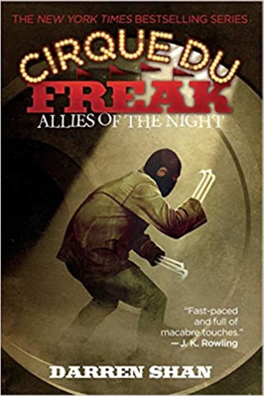Book cover for "Allies of the Night" by Darren Shan