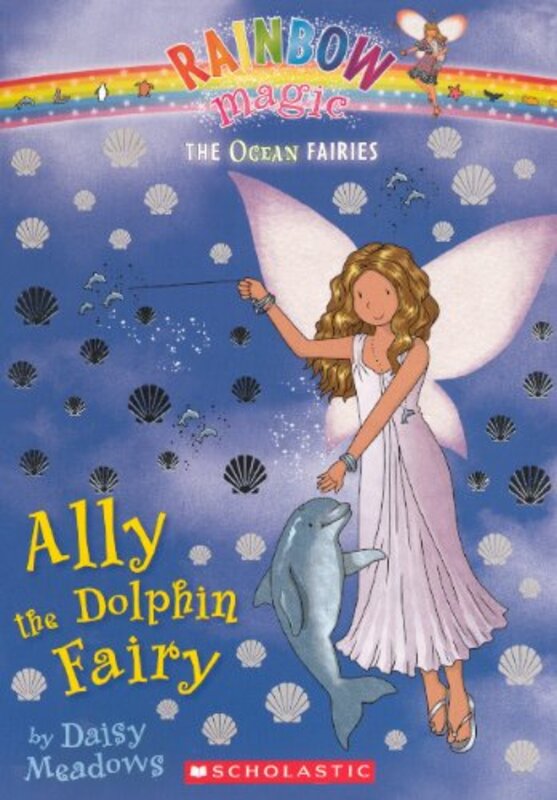 Book cover for "Ally the Dolphin Fairy" by Daisy Meadows