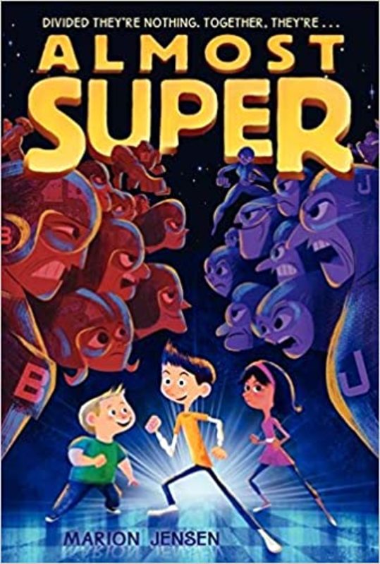 Book cover for "Almost Super" by Marion Jensen