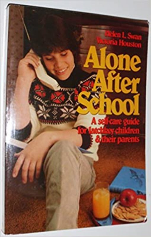Book cover for "Alone After School" by Victoria Houston