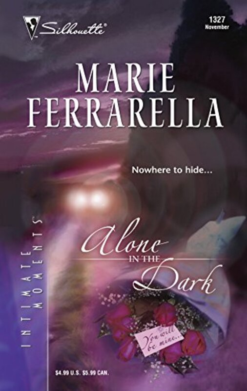 Book cover for "Alone in the Dark" by Marie Ferrarella