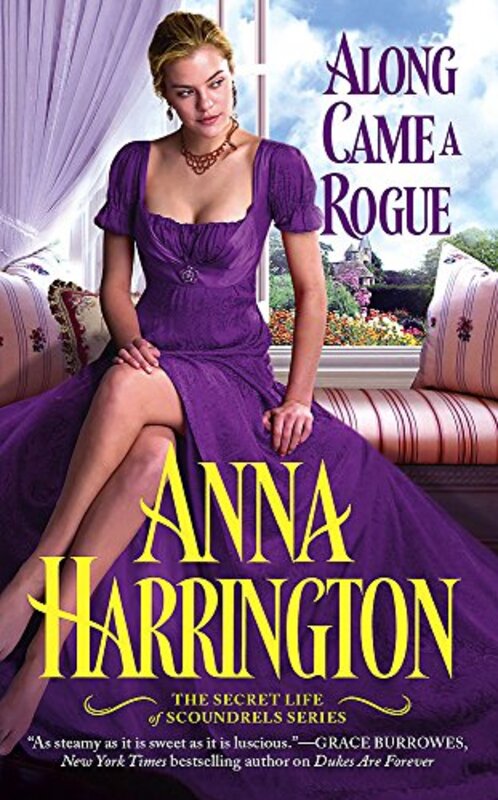 Book cover for "Along Came a Rogue" by Anna Harrington
