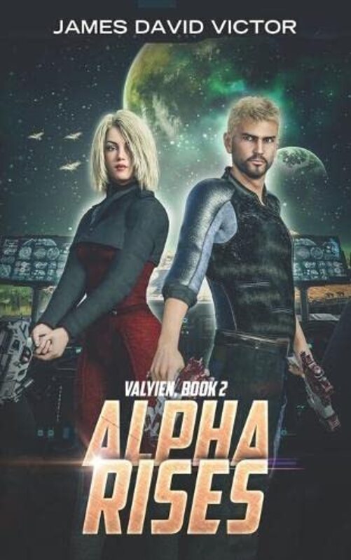 Book cover for "Alpha Rises" by James David Victor