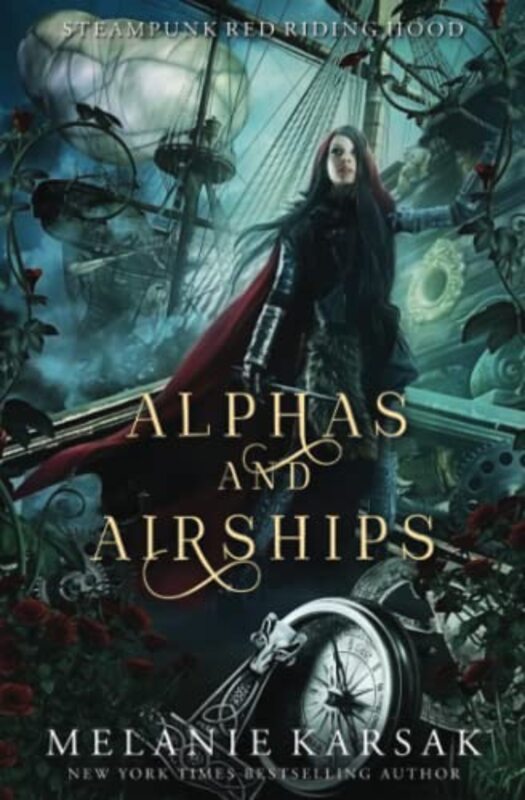 Book cover for "Alphas and Airships" by Melanie Karsak