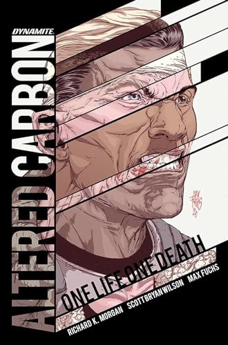 Book cover for "Altered Carbon: One Life, One Death" by Richard K Morgan