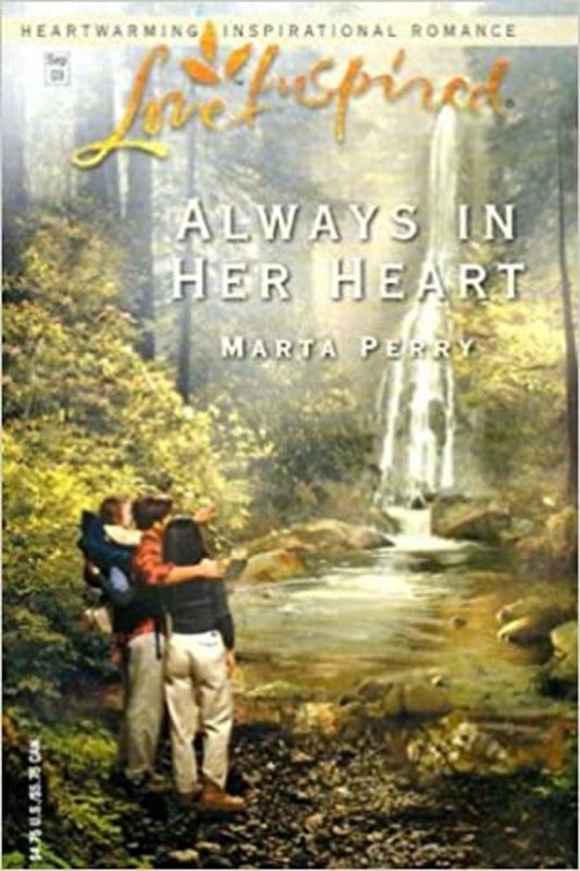 Book cover for "Always In Her Heart" by Marta Perry