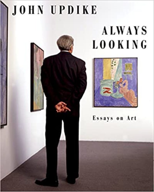 Book cover for "Always Looking" by John Updike