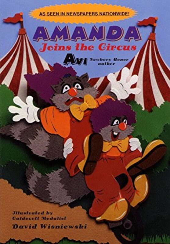 Book cover for "Amanda Joins the Circus" by Avi