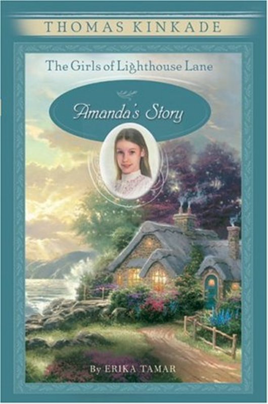 Book cover for "Amanda's Story" by Thomas Kinkade