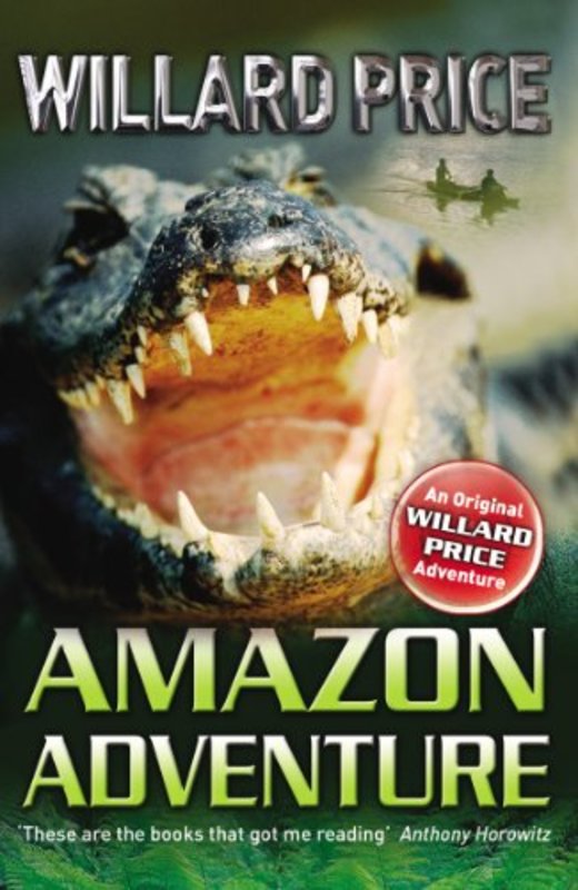 Book cover for "Amazon Adventure" by Willard Price