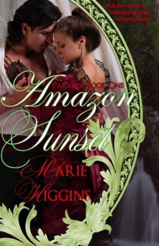 Book cover for "Amazon Sunset" by Marie Higgins