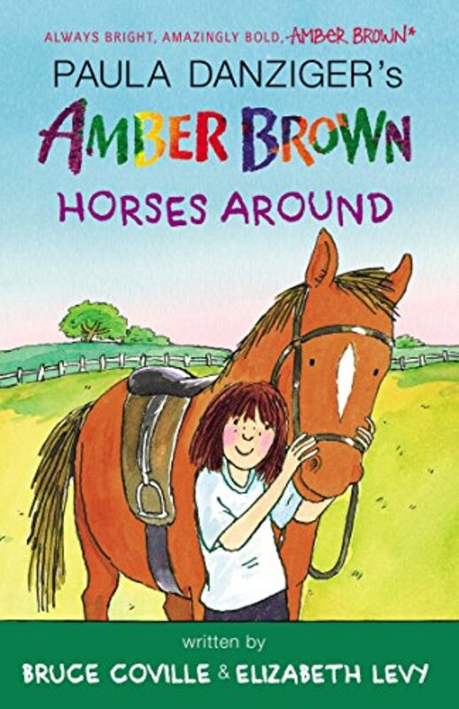 Book cover for "Amber Brown Horses Around" by Bruce Coville