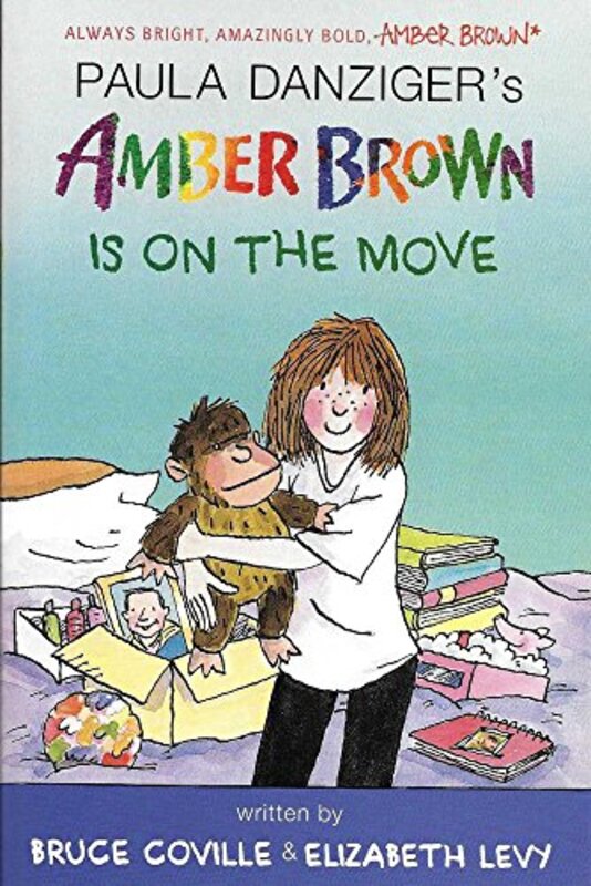 Book cover for "Amber Brown Is on the Move" by Bruce Coville