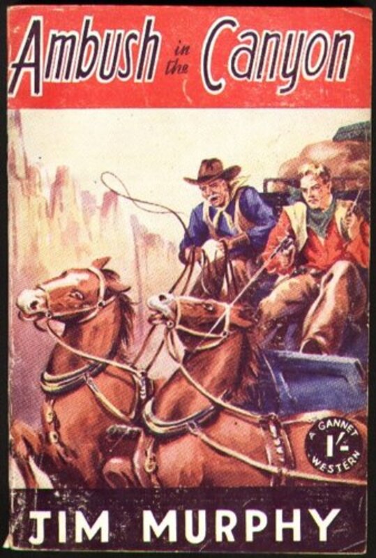 Book cover for "Ambush Canyon" by Lauran Paine