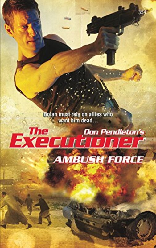 Book cover for "Ambush Force" by Don Pendleton