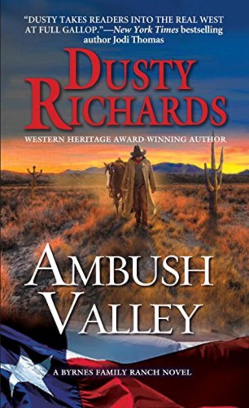 Book cover for "Ambush Valley" by Dusty Richards