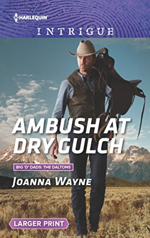 Book cover for "Ambush at Dry Gulch" by Joanna Wayne