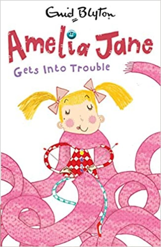 Book cover for "Amelia Jane Gets Into Trouble!" by Enid Blyton