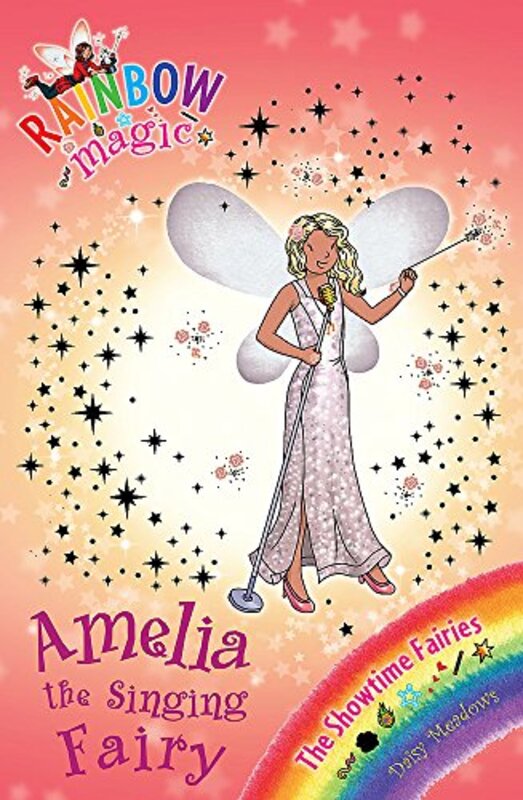 Book cover for "Amelia the Singing Fairy" by Daisy Meadows