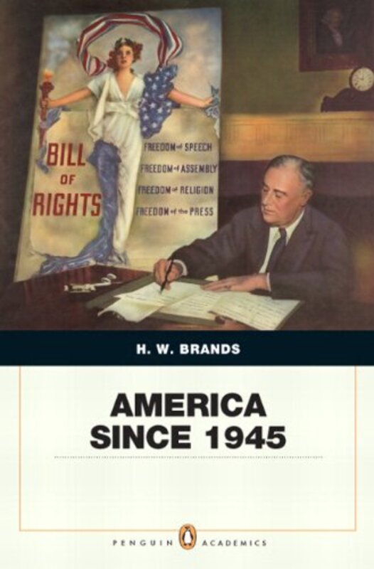 Book cover for "America Since 1945 [with MySearchLab and eText Access Code]" by HW Brands
