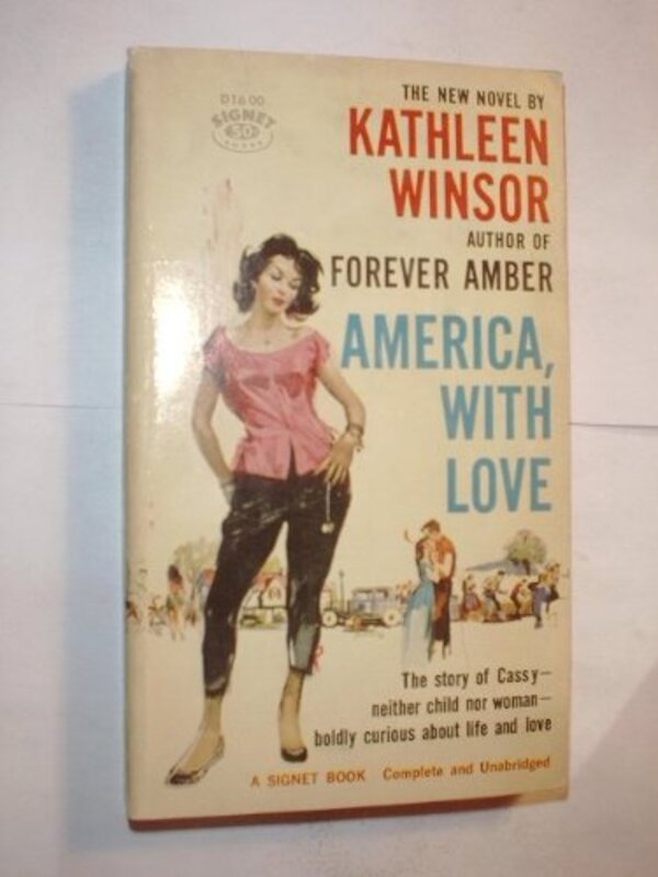 Book cover for "America with Love" by Kathleen Winsor