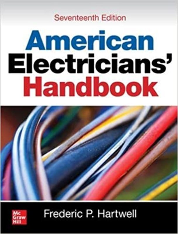 Book cover for "American Electricians' Handbook" by Frederic Hartwell