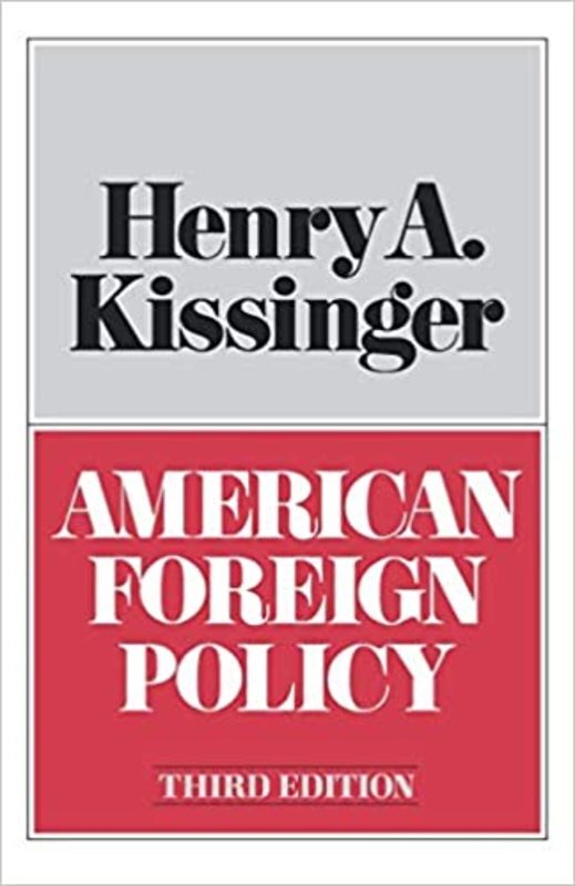 Book cover for "American Foreign Policy" by Henry A. Kissinger