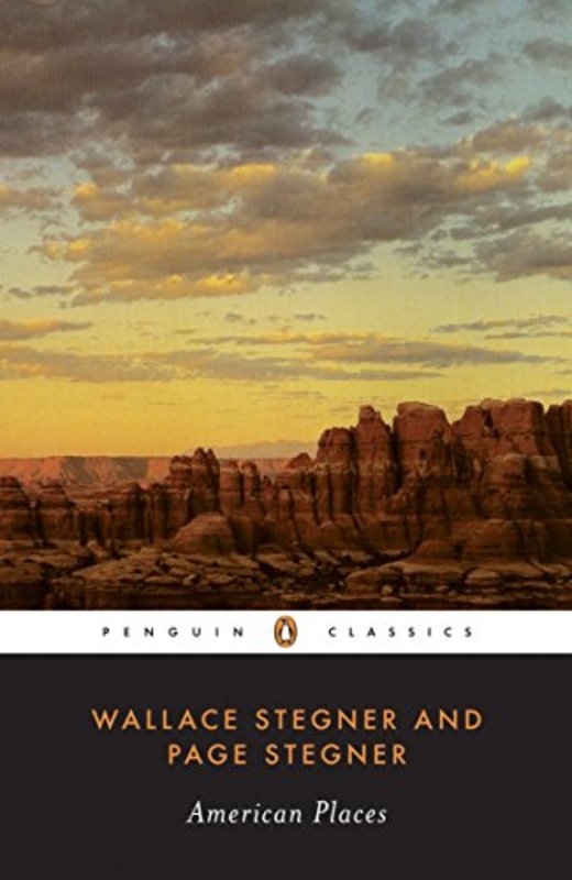 Book cover for "American Places" by Wallace Stegner