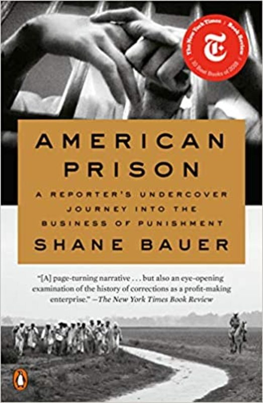 Book cover for "American Prison" by Shane Bauer