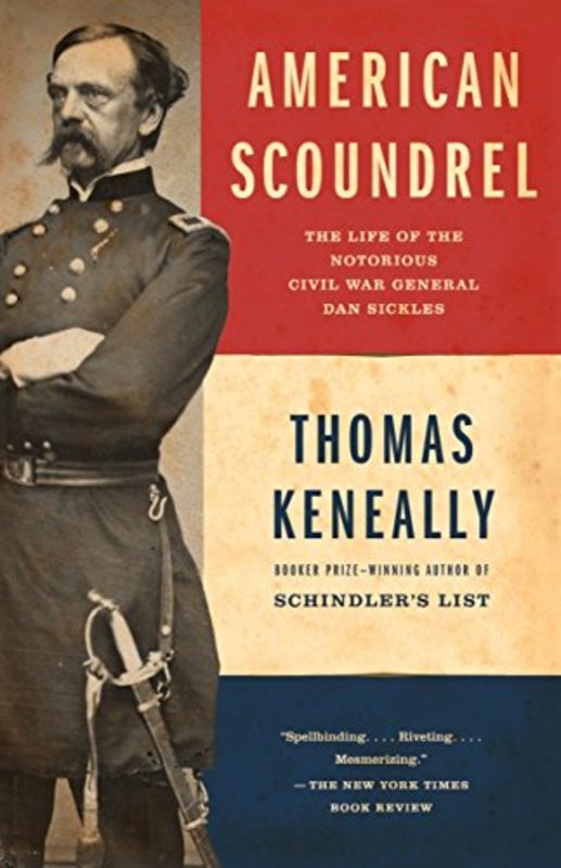 Book cover for "American Scoundrel" by Thomas Keneally
