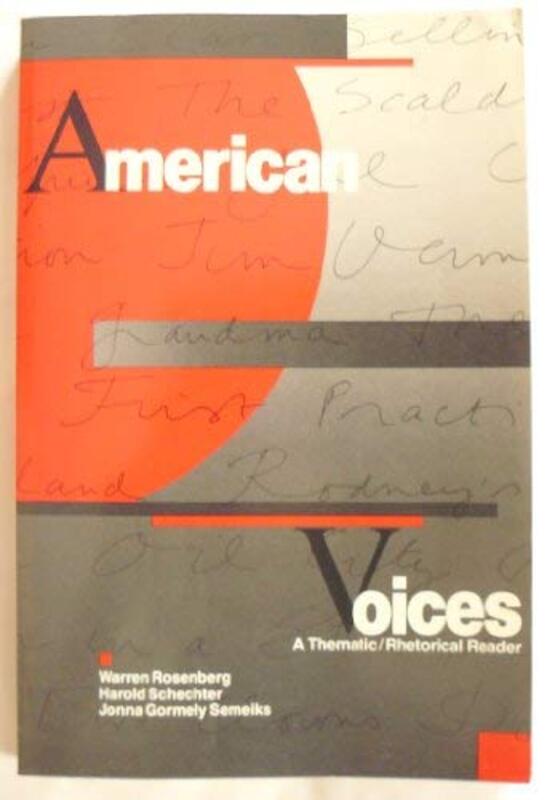 Book cover for "American Voices" by Harold Schechter