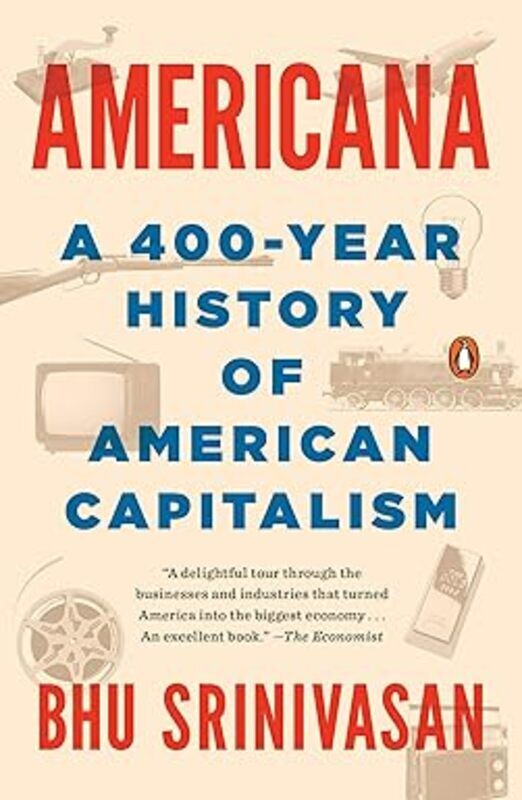 Book cover for "Americana" by Bhu Srinivasan