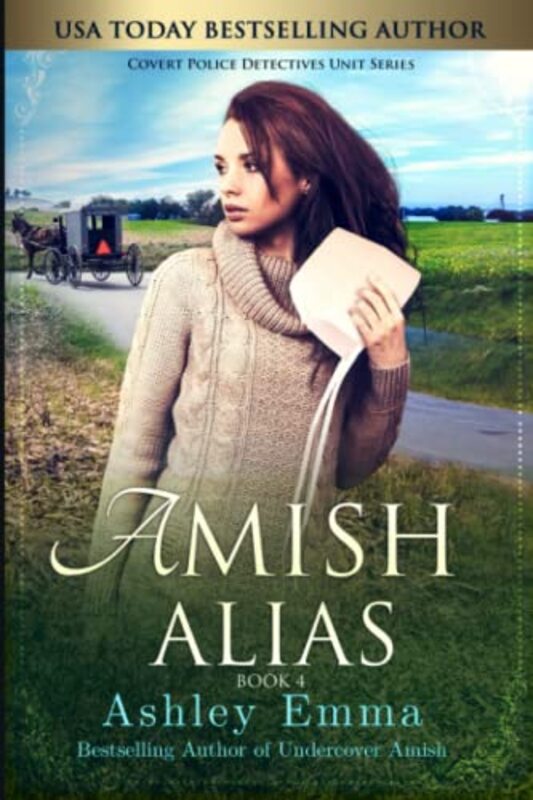 Book cover for "Amish Alias" by Ashley Emma