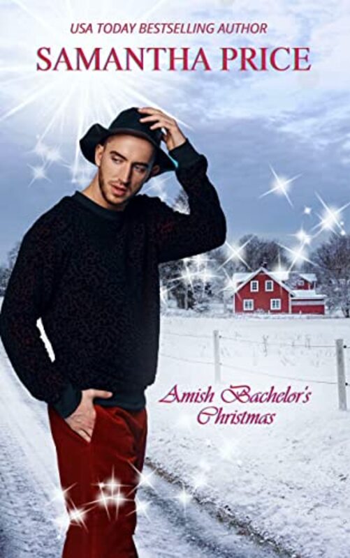 Book cover for "Amish Bachelor's Christmas" by Samantha Price