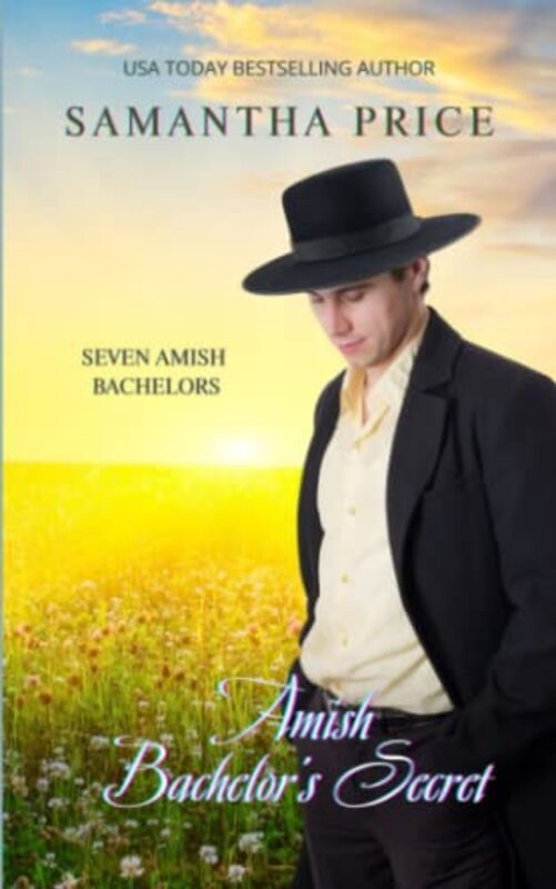 Book cover for "Amish Bachelor's Secret" by Samantha Price