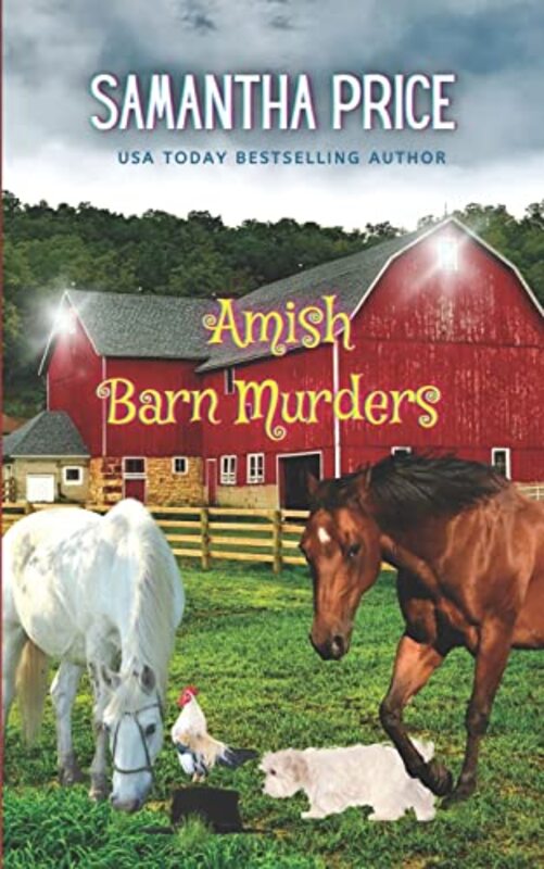 Book cover for "Amish Barn Murders" by Samantha Price