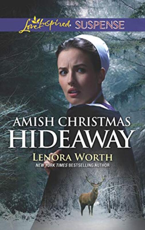 Book cover for "Amish Christmas Hideaway" by Lenora Worth